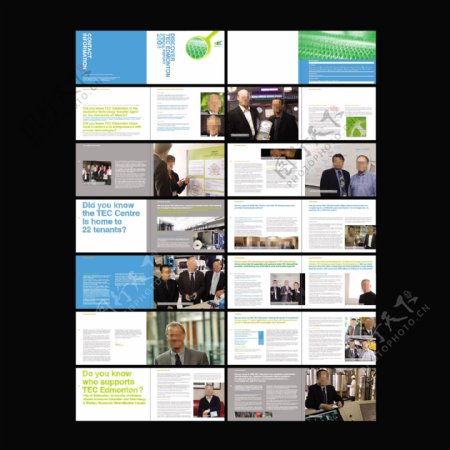 企业画册版式设计合层图片