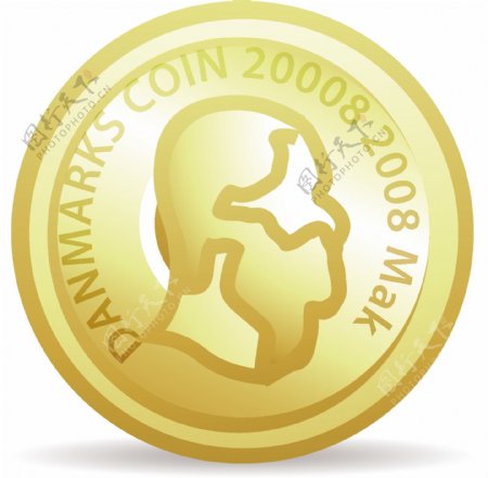 硬币建兴电子商务图标