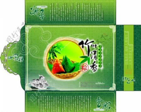 端午节食品粽子包装设计广告设图片