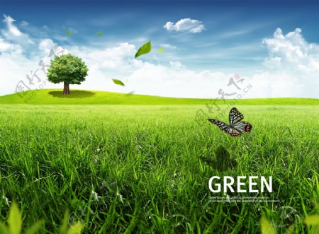 春天环保绿色公益广告希望图片