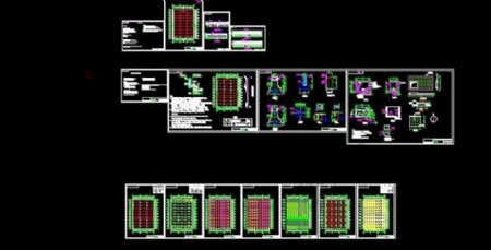 新疆某单层PC板智能温室设计图