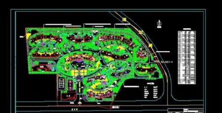 银府花园园林环境设计总平面图