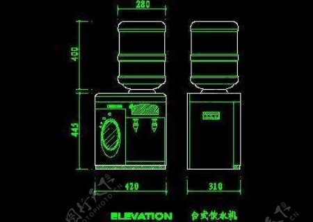 空调图块洗衣机电冰箱图块洗碗机引水机图块厨房电器cad图块26