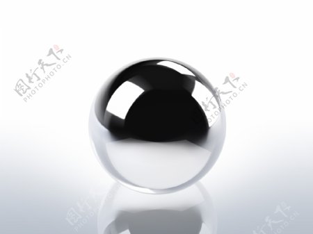 黑色3D模型钢珠黑珍珠圆球桌面壁纸背景