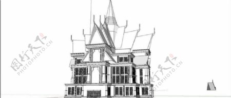 SketchUp精品模型商业建筑模型