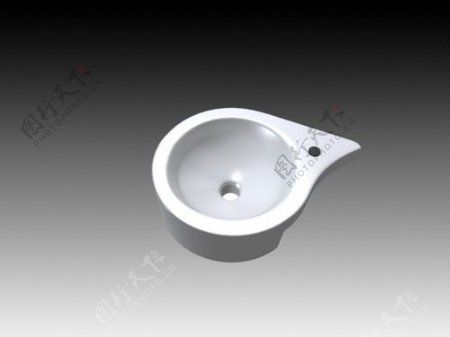 台盆3d模型卫生间用品设计图71