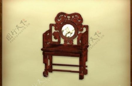 中国古典家具椅子0183D模型