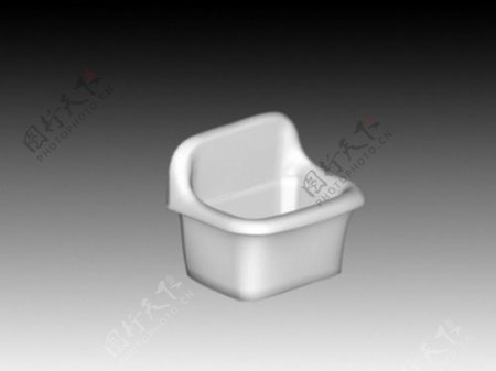 卫生间小器皿3d模型卫生间用品装修效果图3