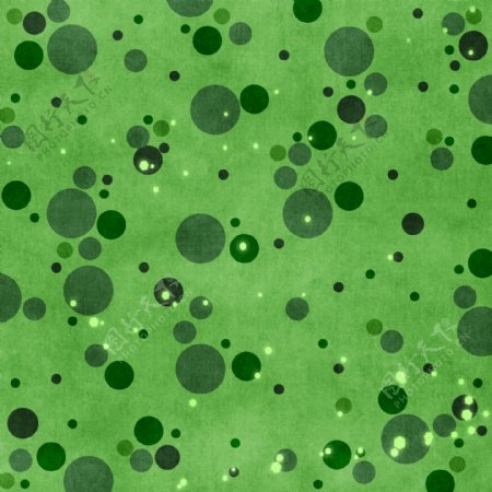 绿色波点底纹素材图片