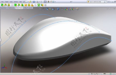 SolidWorks鼠标完美的建模