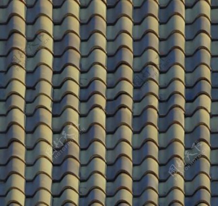 瓦片古建筑屋顶瓦3d材质贴图素材20