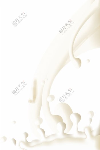牛奶PS素材