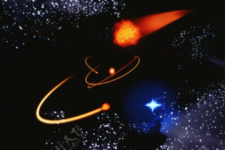 星球宇宙神秘探索地球球体恒星太阳系银河系广告素材大辞典