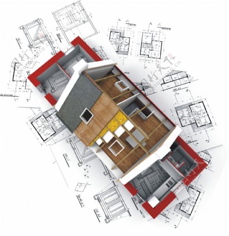 立体3d家装工程图