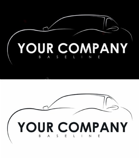 汽车光影logo图片