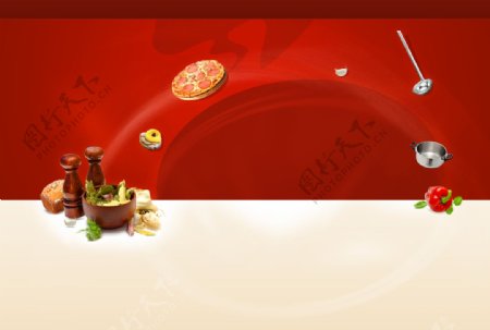 国外特色美食网站HTML模板