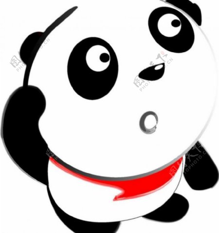 可爱卡通小熊猫图片