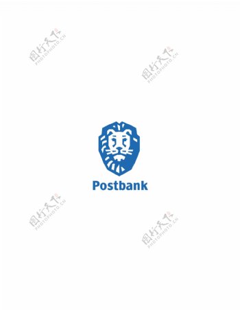 Postbank2logo设计欣赏Postbank2银行业LOGO下载标志设计欣赏