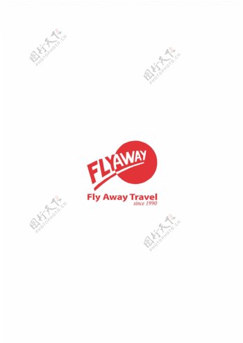 FlyAwayTravellogo设计欣赏FlyAwayTravel旅游机构标志下载标志设计欣赏