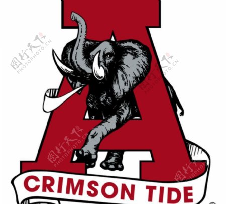 AlabamaCrimsonTidelogo设计欣赏AlabamaCrimsonTide大学标志下载标志设计欣赏