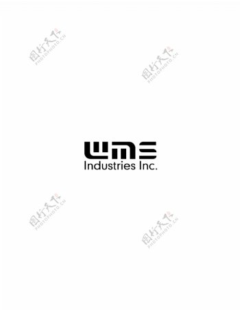 WMSIndustrieslogo设计欣赏国外知名公司标志范例WMSIndustries下载标志设计欣赏