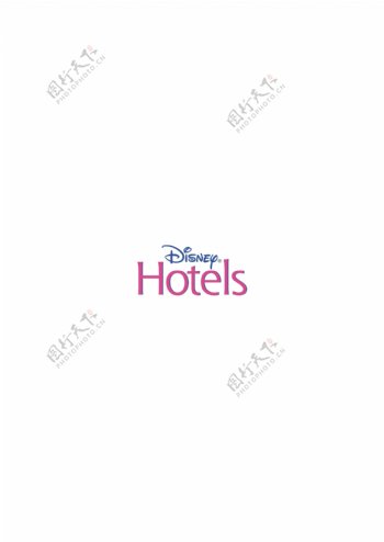 DisneyHotelslogo设计欣赏DisneyHotels酒店业LOGO下载标志设计欣赏