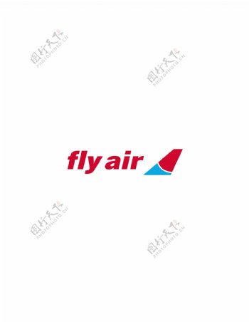 FlyAir1logo设计欣赏FlyAir1航空业LOGO下载标志设计欣赏