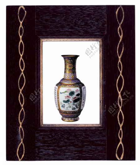 花瓶与相框图片