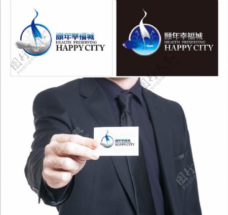 颐年幸福城logo图片