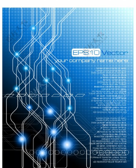 电子电路海报图片