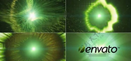 震撼的粒子光环logo揭示片头AE工程