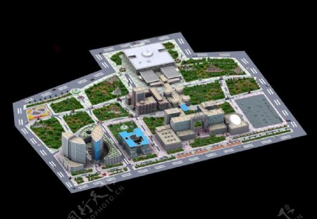 3d城市全景模型图片