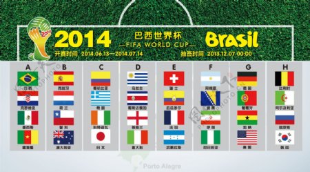 2014世界杯分组图片