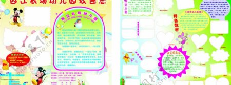 西江农场幼儿园宣传海报图片