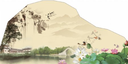 国画中国风图片
