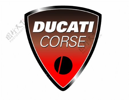 DucatiCorselogo设计欣赏DucatiCorse矢量汽车标志下载标志设计欣赏