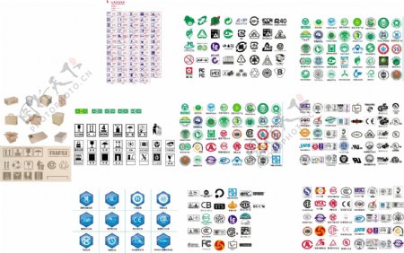 包装常用标志模板下载
