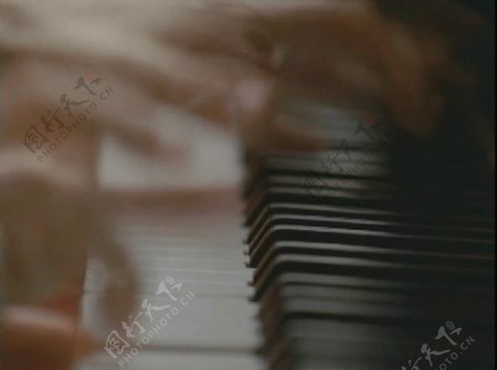 钢琴视频素材