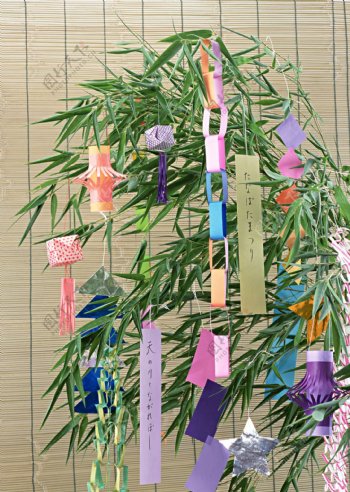 岛国节日饰品装饰品树叶彩带卡片