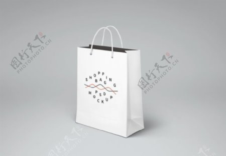 简约环保购物袋设计psd素材