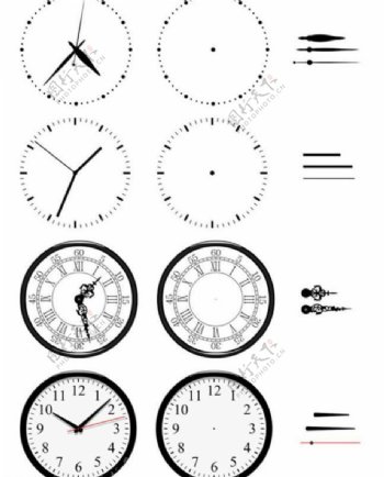 手表指针时间图片