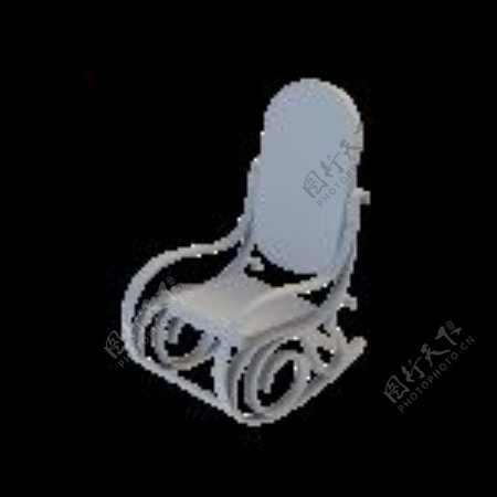 3D摇椅模型