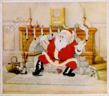 位图人物卡通人物圣诞老人卡通风格免费素材