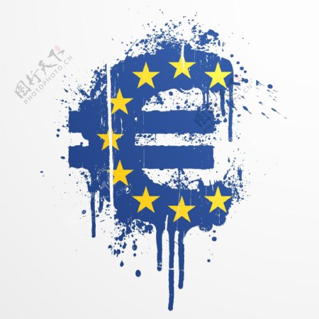 欧盟成员国标志国旗图标矢量素材