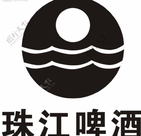 珠江啤酒标志图片