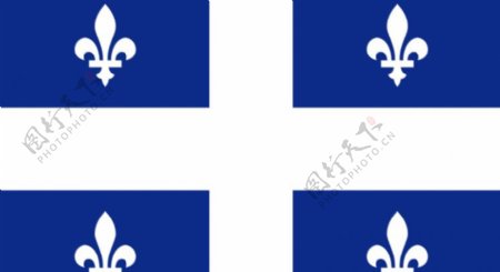 矢量魁北克国旗