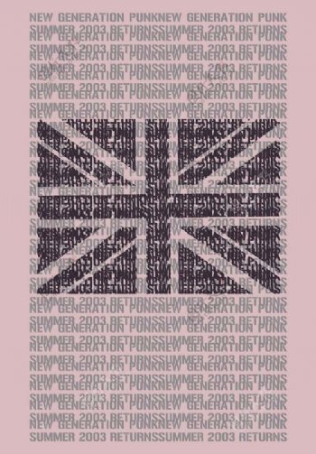 位图色彩黑色粉红色英国国旗免费素材