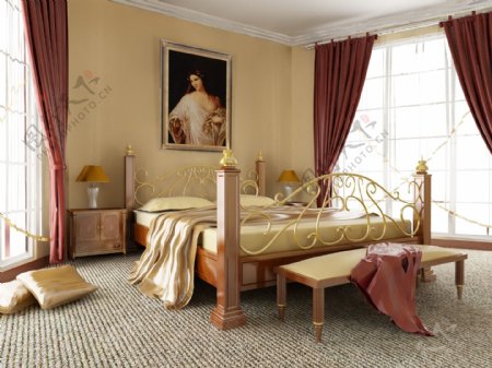 欧式卧室图片