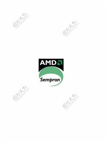 AMDSempron1logo设计欣赏AMDSempron1电脑硬件标志下载标志设计欣赏