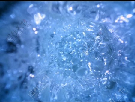 蓝色水晶动画视频素材